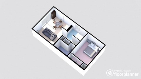 1 Bedroom Floorplan